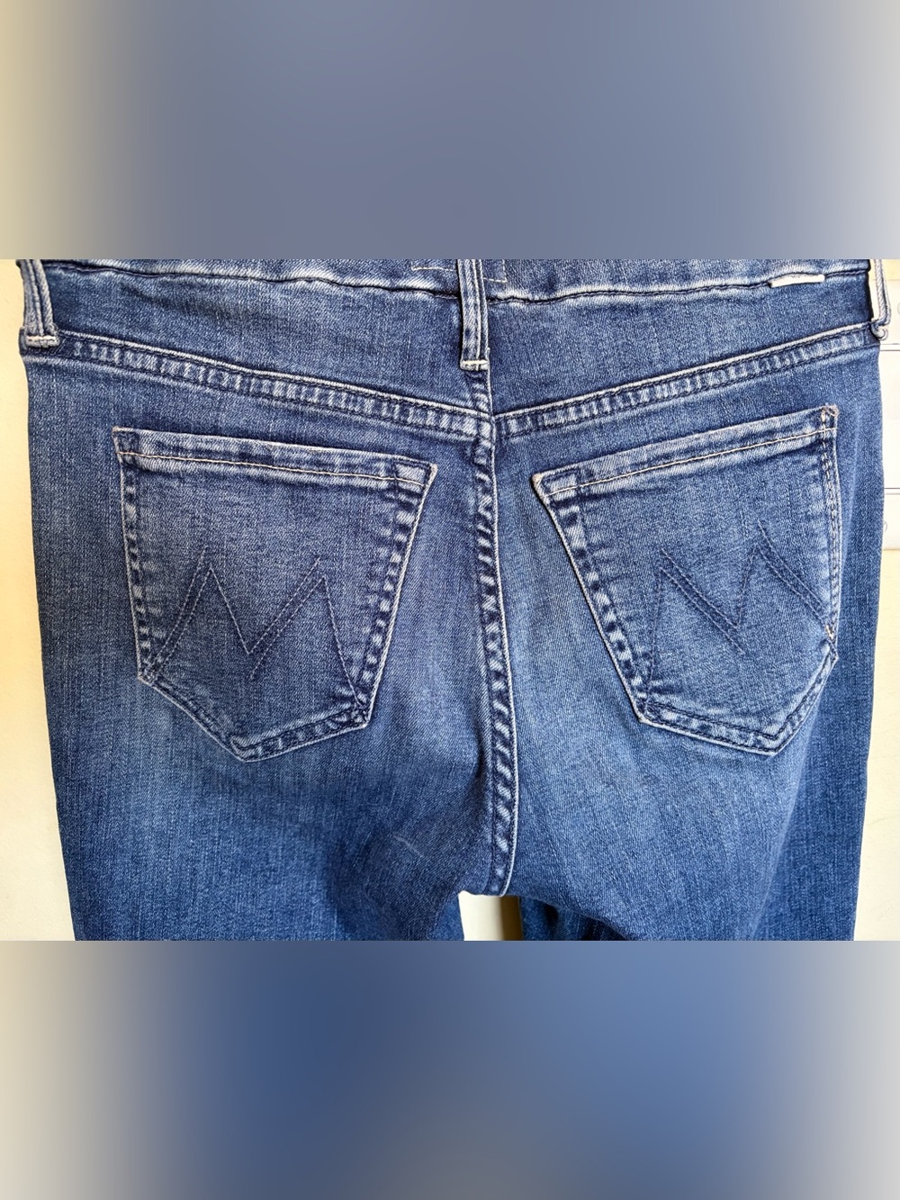 MOTHER The Looker Groovin Size 24 Denim Jeans Medium Wash Summer Girls Night - Picture 7 of 14